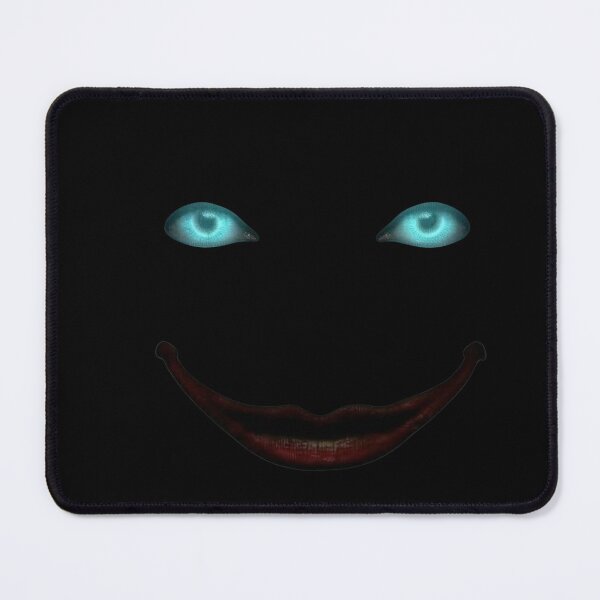 Item preview, Glowing Blue Eyes Creepy Smile Dark Face designed and sold by Gianlu1215.