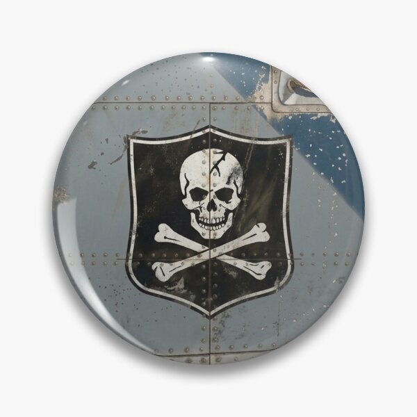 Item preview,  F-14 Tomcat Wing Panel | VF-84 Jolly Rogers Skull & Crossbones (BLUE)  designed and sold by CleverCulture.
