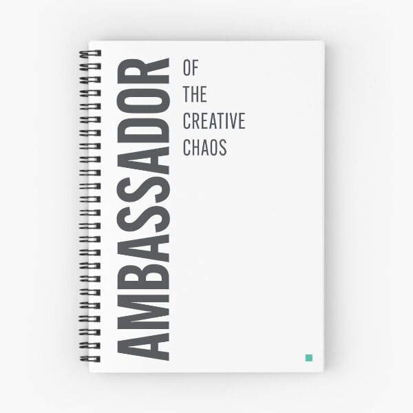 Item preview, Ambassador Of The Creative Chaos Typography Poster designed and sold by drTerrens.