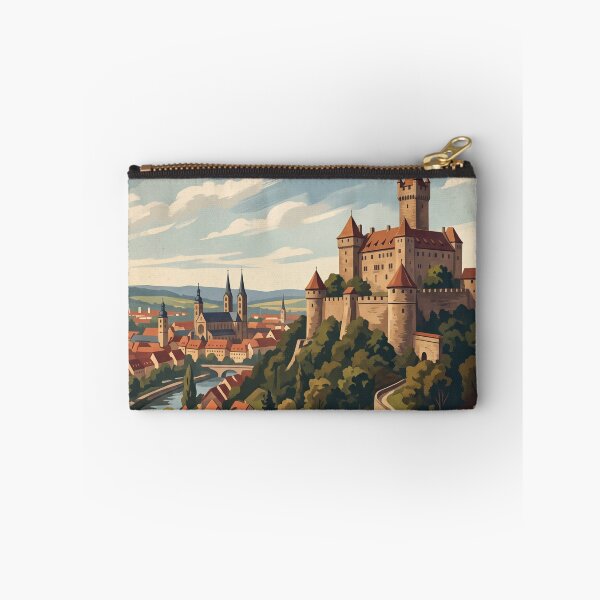 Item preview, Bamberg Altenburg Germany Vintage Travel Poster – Altenburg Castle Old Town Franconia designed and sold by Bomax121.