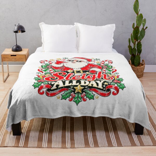 Item preview, Sleigh All Day Cool Santa Christmas designed and sold by Unfiltered-Still-Here.