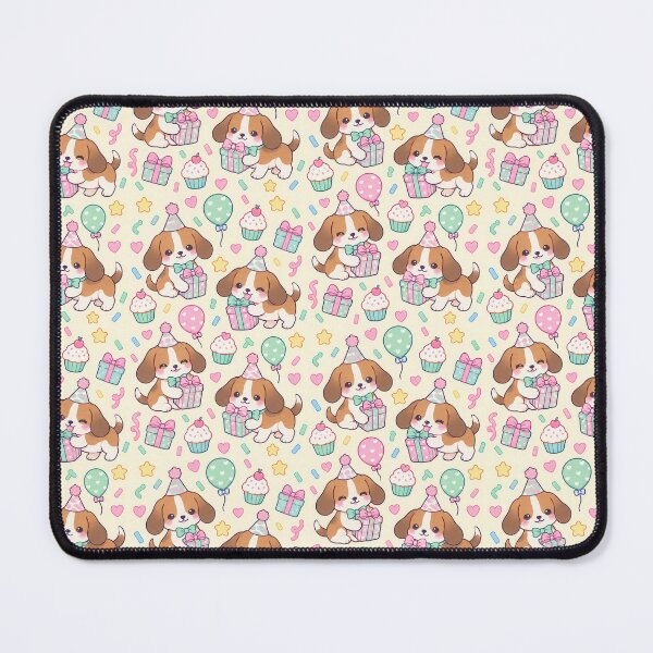 Item preview, Kawaii Birthday Beagle Pattern designed and sold by Soft Berry Studio.