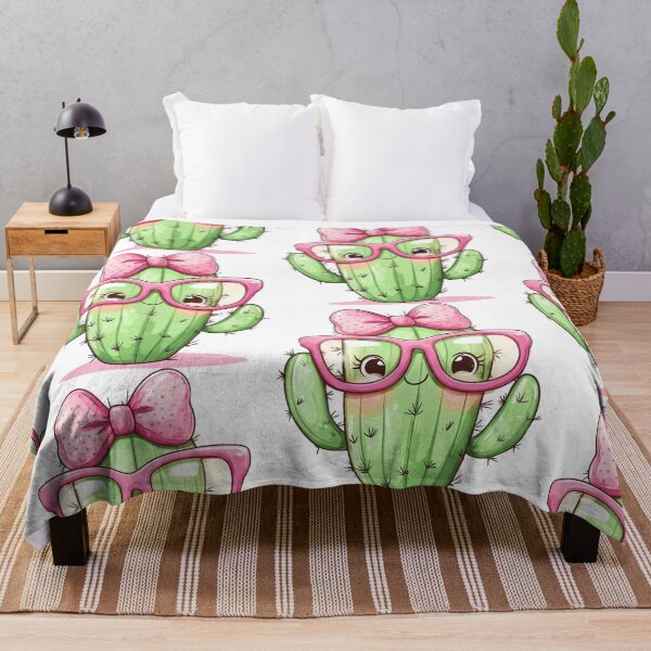 Item preview, Cute Cactus Wearing Pink Glasses and Bow    designed and sold by DesignByUmza.