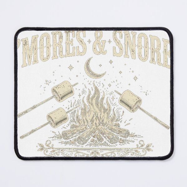 Item preview, Smores and Snores T-Shirt – Funny Camping Tee, Camper Gift Idea designed and sold by Worn and Witty.