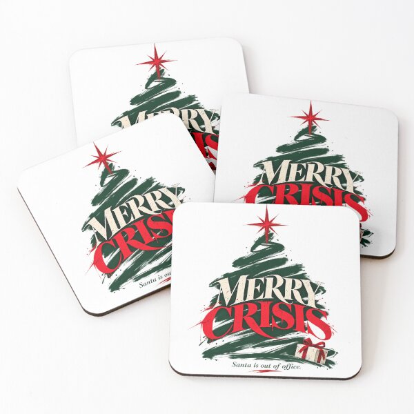 Item preview, Merry Crisis Santa Is Out Of Office Festive Humor designed and sold by zzz888.