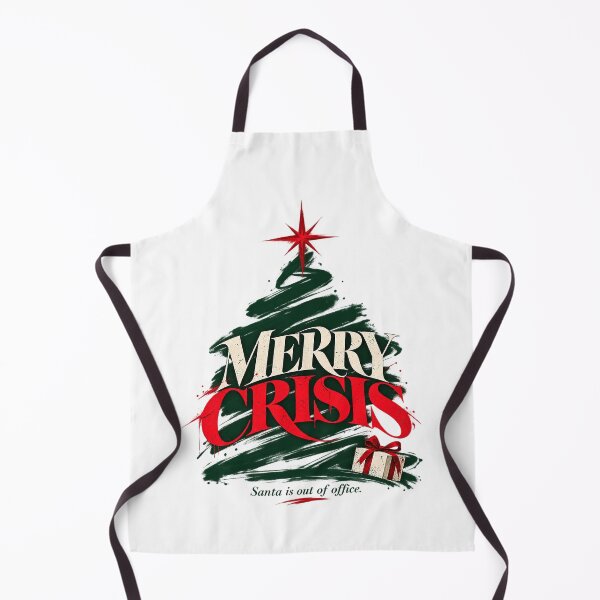Item preview, Merry Crisis Santa Is Out Of Office Festive Humor designed and sold by zzz888.