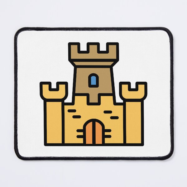 Item preview, Medieval Sandstone Castle Illustration designed and sold by BetweenForms.