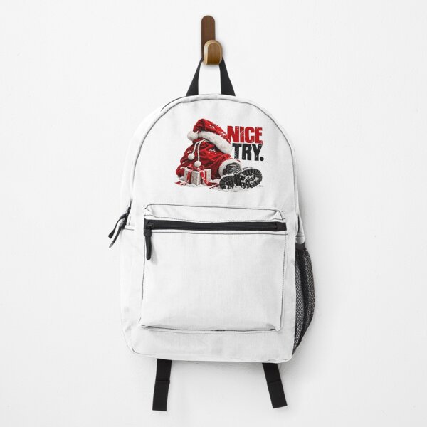 Item preview, Nice Try Sarcastic Santa Claus Winter Holiday Humor designed and sold by zzz888.