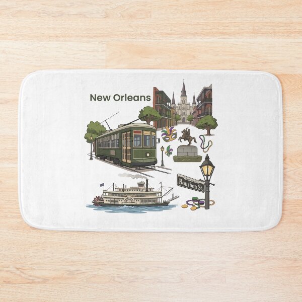 Item preview, New Orleans Souvenir Men Mississippi New Orleans designed and sold by DSWShirts.