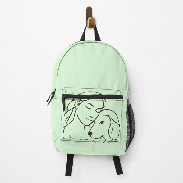 Item preview, Woman and Dog Tender Embrace designed and sold by mimiartes.