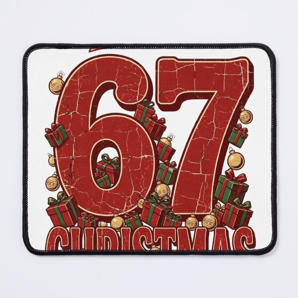 Item preview, Merry 6 7 Christmas Shirt - Funny Viral Meme Holiday Tee designed and sold by KERK Art and Design.
