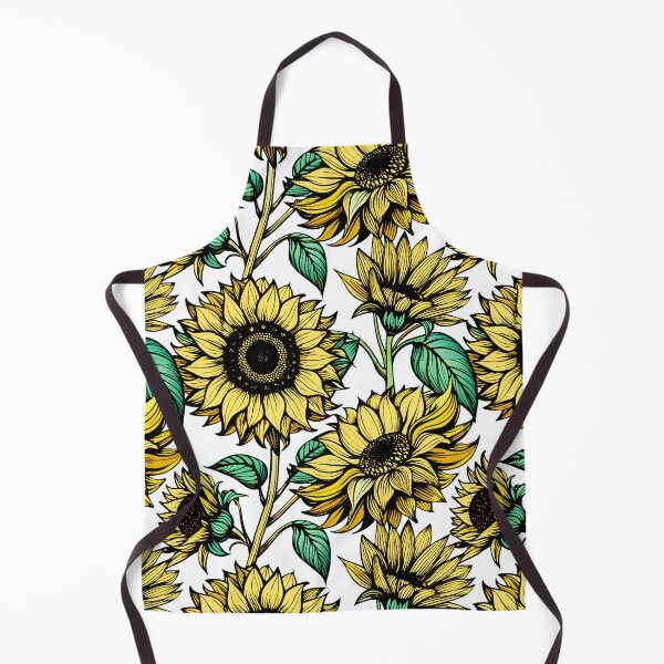 Item preview, Vintage Sunflower Yellow Decorative Floral Pattern designed and sold by FemmePod.