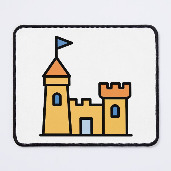 Item preview, Medieval Sandstone Castle Illustration designed and sold by BetweenForms.