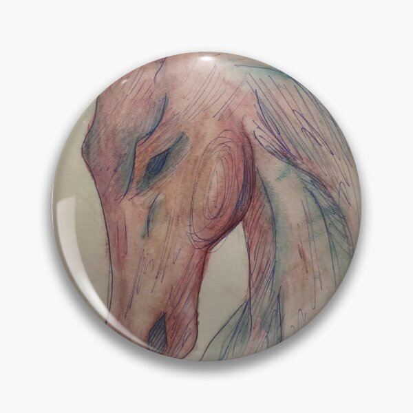 Item preview, Majestic horse portrait fine art sketch designed and sold by AlcamiaArt.