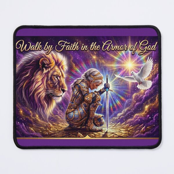 Item preview, Walk by Faith Armor of God: Praying in The Spirit (Older Warrior Woman) designed and sold by Tracie J.