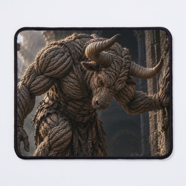 Item preview, Minotaur in a Ruined Stone Labyrinth designed and sold by JUTElCONIC.