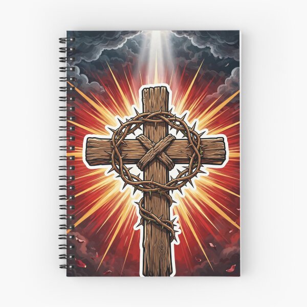 Artikelvorschau, Wooden Cross Crown Of Thorns Art entworfen und verkauft von Gangster-Design.