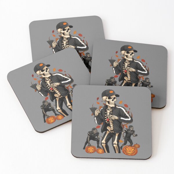 Item preview, Funny Skeleton Playing Football Halloween designed and sold by Millsoft.