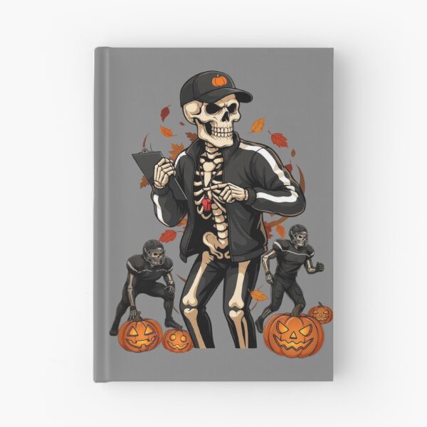 Item preview, Funny Skeleton Playing Football Halloween designed and sold by Millsoft.
