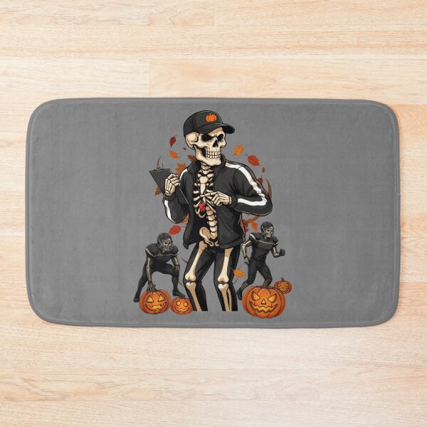 Item preview, Funny Skeleton Playing Football Halloween designed and sold by Millsoft.