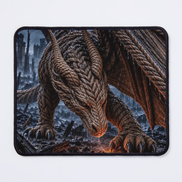 Item preview, Dragon Shielding a Glowing Ember in Burned Ruins designed and sold by JUTElCONIC.