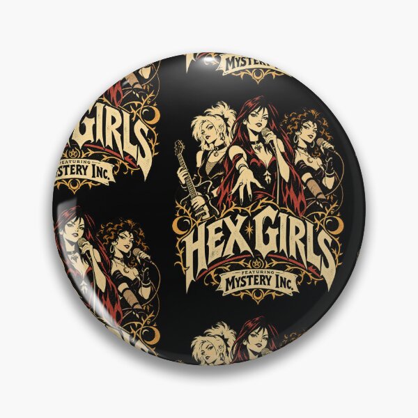 Item preview, Hex Girls Featuring Mystery Inc – Gothic Rock Witchy Band Art designed and sold by chooseur1outfit.