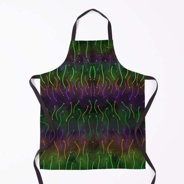 Item preview, Neon bioluminescent wavy squiggle line pattern designed and sold by Bywithrose instant studio.