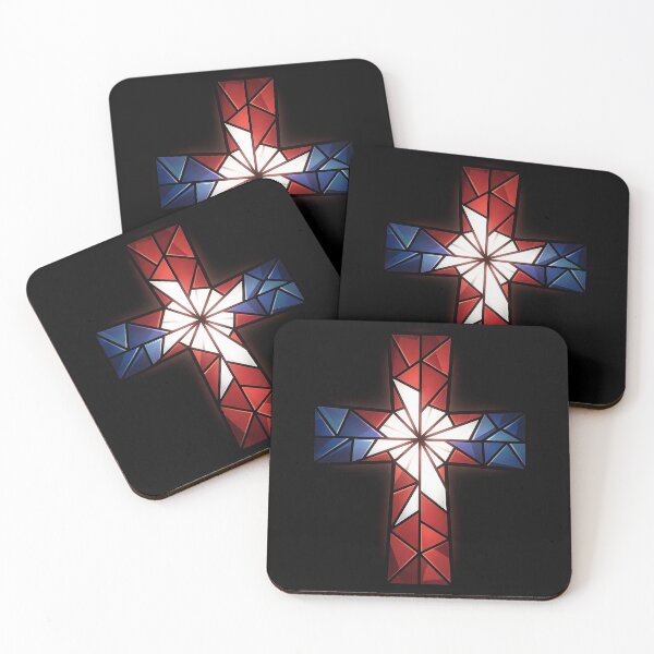 Item preview, Stained Glass Cross Window Art designed and sold by Gangster-Design.