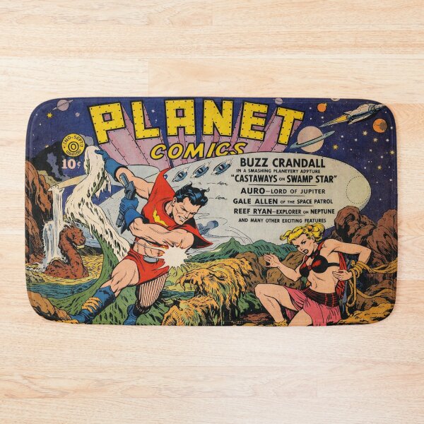 Item preview, Vintage Sci Fi Comic Wall Art, Planet Comics #14, Buzz Crandall Space Adventure, Dan Zolnerowich designed and sold by RickE.