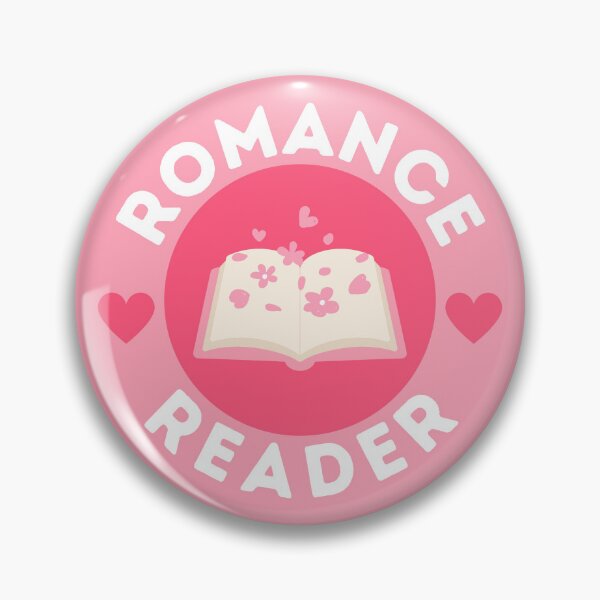 Item preview, Romance Reader book badge designed and sold by Summer Star.