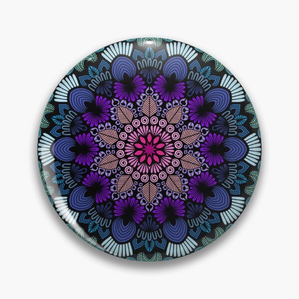Item preview, Mandala floral geométrico Flor de Medianoche Mandala designed and sold by FioreDiCiliegio.