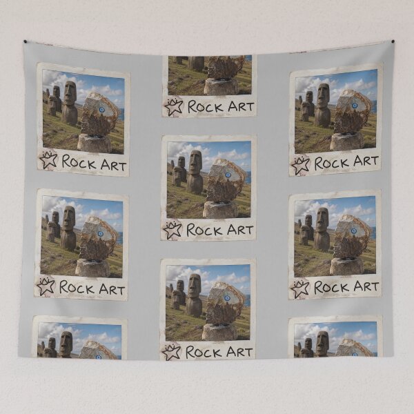 Item preview, Land Art: Head Sculpture on Easter Island with Moai. designed and sold by Elyssa Porlier.