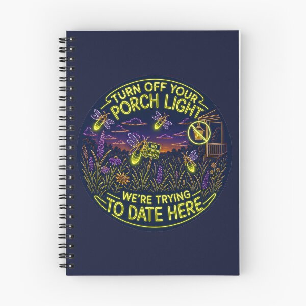Item preview, Fireflies Porch Light Funny Night Garden Neon Lightning Bug designed and sold by shifumart.