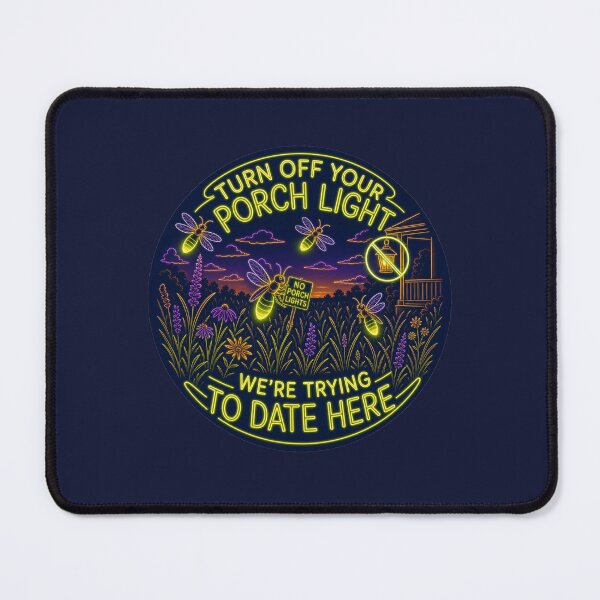 Item preview, Fireflies Porch Light Funny Night Garden Neon Lightning Bug designed and sold by shifumart.