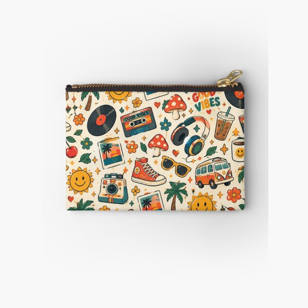 Item preview, Retro Good Vibes Seamless Pattern designed and sold by Bawwe.