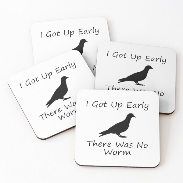 Item preview, I Got Up Early There Was No Worm designed and sold by NPC-wear.