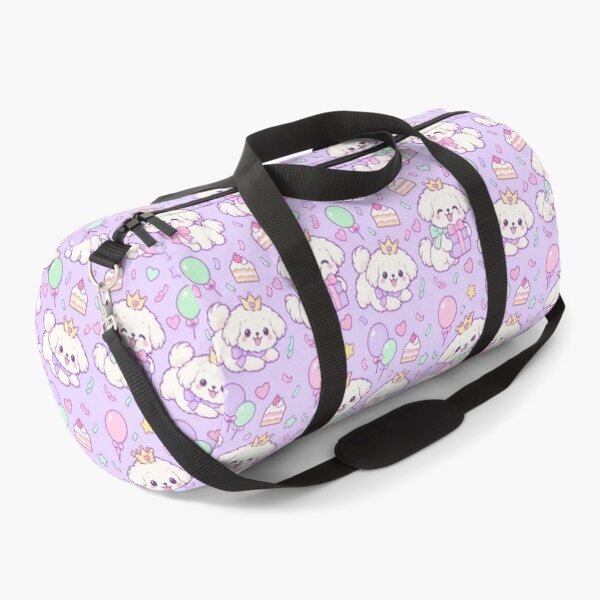 Item preview, Kawaii Birthday Maltese Puppy Pattern designed and sold by Soft Berry Studio.