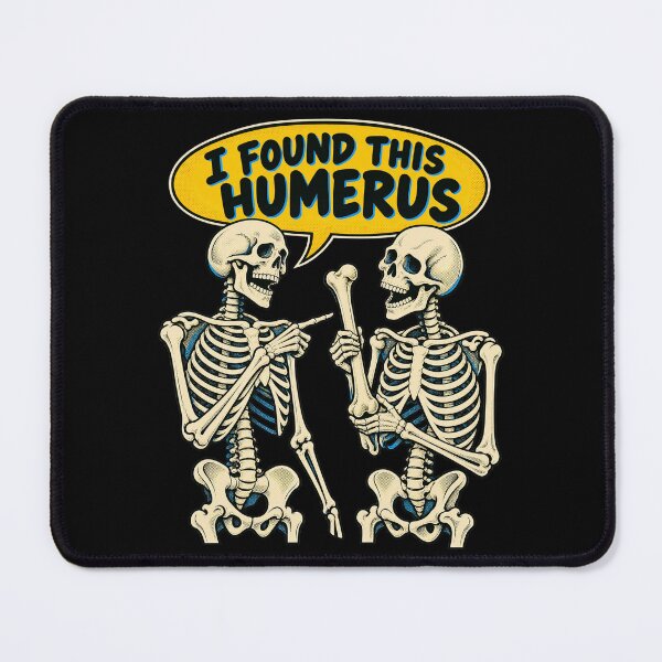 Item preview, I Found This Humerus Vintage Comic Two Skeletons Artwork designed and sold by adiencarteras.