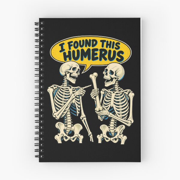 Item preview, I Found This Humerus Vintage Comic Two Skeletons Artwork designed and sold by adiencarteras.