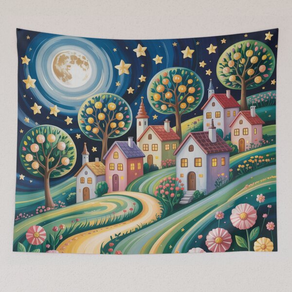 Item preview, Fairytale village. designed and sold by elegantpaterns.