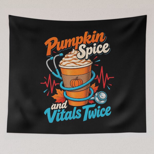 Item preview, Pumpkin Spice And Vitals Twice Nurse Coffee Cup Dayssss designed and sold by Felinefinesse.