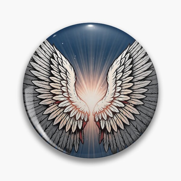 Item preview, Angel Wings Feathered Faith Art designed and sold by Gangster-Design.