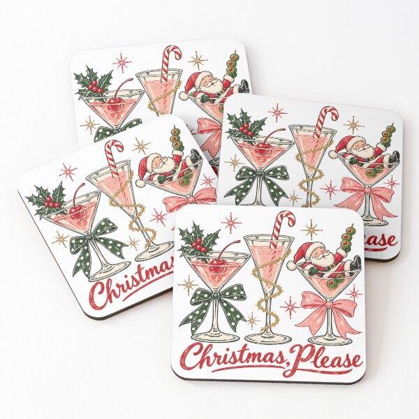 Item preview, Cocktails & Cheer Christmas Drinks Holiday Party T-Shirt designed and sold by DesignArtist.ia.
