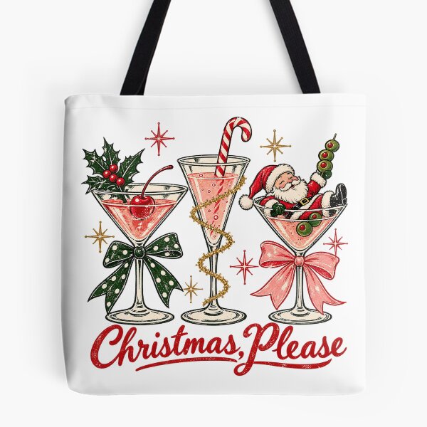 Item preview, Cocktails & Cheer Christmas Drinks Holiday Party T-Shirt designed and sold by DesignArtist.ia.
