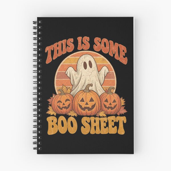 Item preview, This Is Some Boo Sheet Funny Phantom Pumpkins Retrossss designed and sold by adiencarteras.