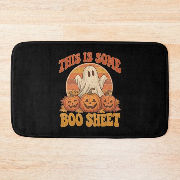 Item preview, This Is Some Boo Sheet Funny Phantom Pumpkins Retrossss designed and sold by adiencarteras.