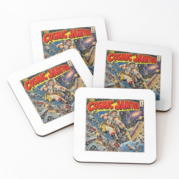 Item preview, The Cosmic Janitor Vintage Sci Fi Comic designed and sold by PICARDDIGITAL.
