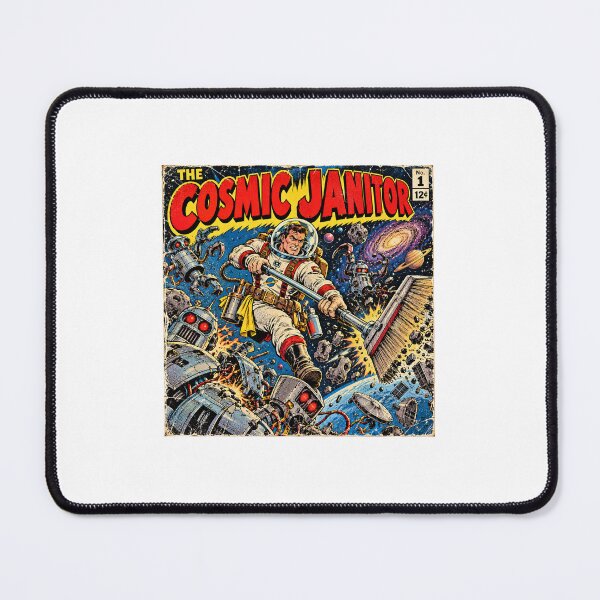 Item preview, The Cosmic Janitor Vintage Sci Fi Comic designed and sold by PICARDDIGITAL.