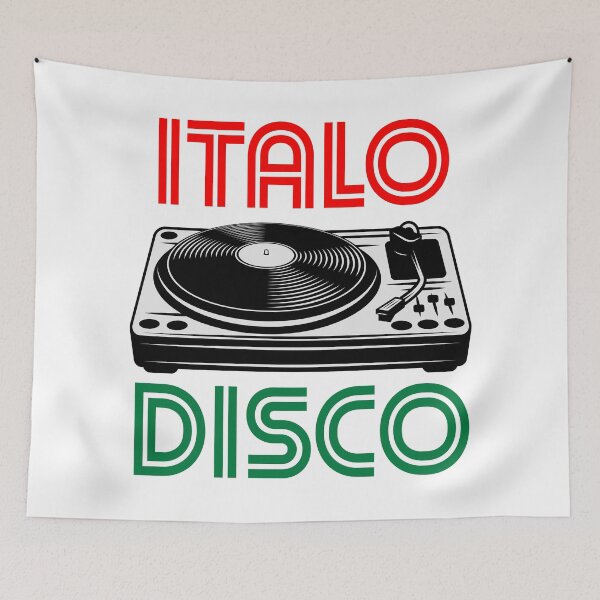 Item preview, Italo Disco Turntable Vintage designed and sold by ForzaDesigns.