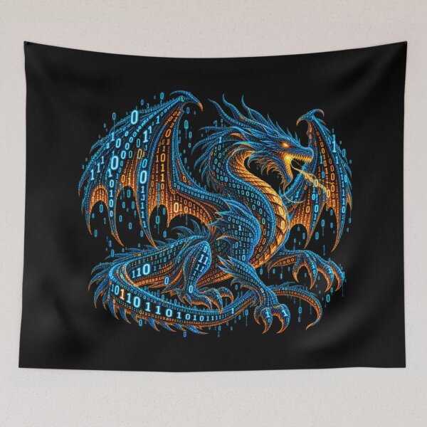 Item preview, Binary Dragon – Digital Fire designed and sold by Kicor.